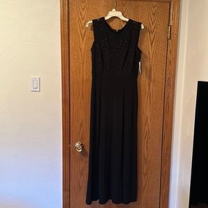 Net Long black dress